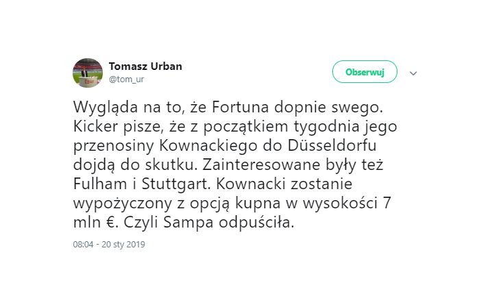 DOGADANE! Dawid Kownacki zmienia klub!